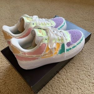 Nike Airforce 1 Pastel Tear Away Size 7